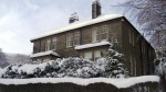Sevenford House in Snow